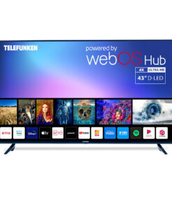 TELEFUNKEN N18 43" SMART TV UltraSlim Frameless Design 4k UHD LED SMART TV with WebOS