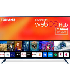 TELEFUNKEN N18 85" SMART TV UltraSlim Frameless Design 4k UHD DLED SMART TV with WebOS